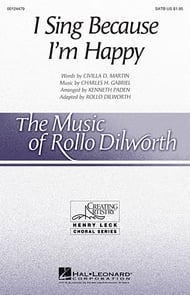 cover I Sing Because I'm Happy SATB choral sheet music cover